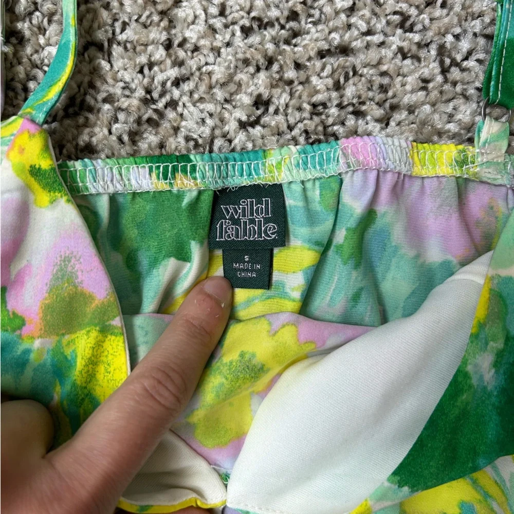Wild Fable Floral Camisole with‎ Adjustable Spaghetti Straps